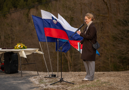Odprtje saniranega plazu in ceste Špitalič Dolina (13)